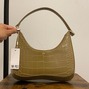 JW PEI Ruby Shoulder Bag - Tan Croc